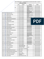 Rekapitulasi Hasil Interview Operator PT. Pamapersada - 9-13 Okt 2023