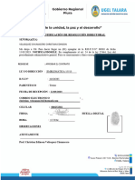 Constancia de Notificación R.D #0365-2023