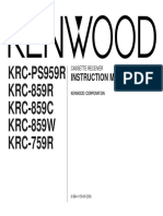 Kenwood KRC-PSP78R User Manual