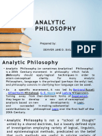 Analytical Philosophy