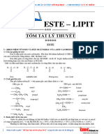 Chuyên đề 1 - ESTE + LIPIT