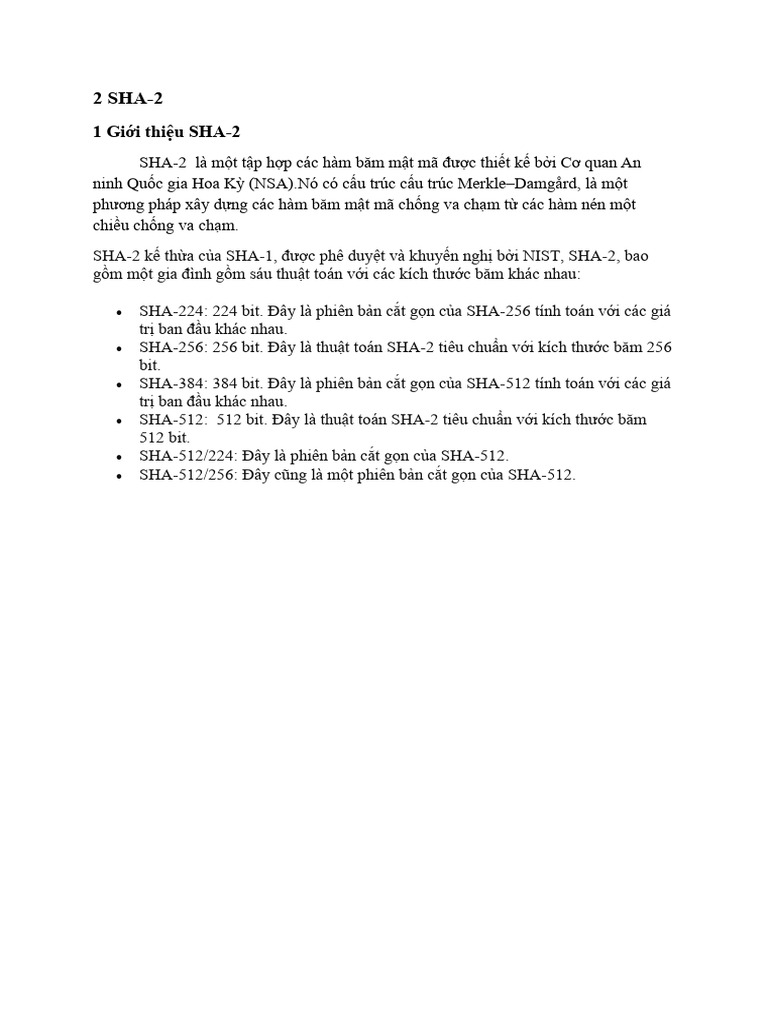 Sha 2 | PDF