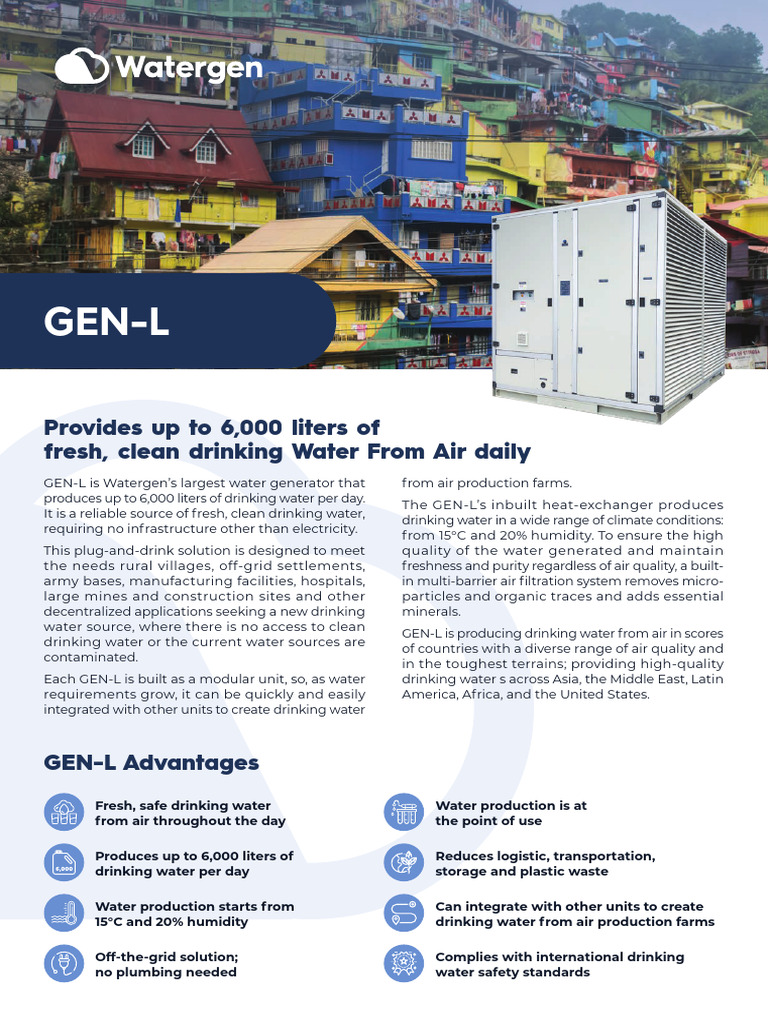 GEN L Brochure | PDF | Water | Off The Grid