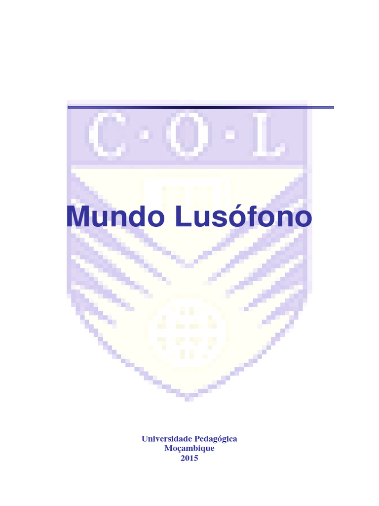 Mundo Lusófono | PDF | Português (idioma) | Portugal