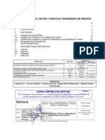 Mantenimiento Retiro y Montaje de Transmisor de Presión