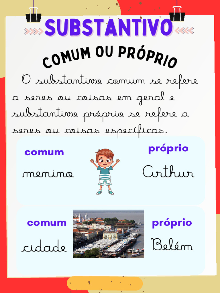 Substantivo Próprio e Comum | PDF