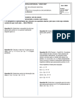 Recuperação Bimestral Matemática 3º Ano