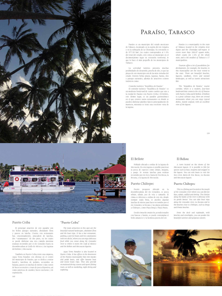 Cangrejopolis: Turismo en Paraíso, Tabasco | PDF