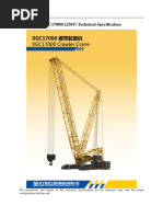 XGC100A 100 Ton Crawler Crane Specs | PDF | Crane (Machine ...