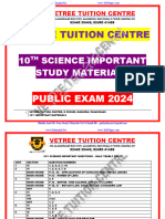 10th Science EM Public Exam Expected Questions English Medium PDF Download