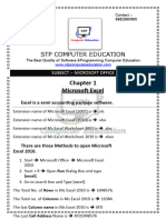 Chapter - 1 Ms Excel