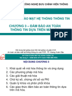 ATBM-Chuong 3 - Dam Bao ATTT Dua Tren Ma Hoa