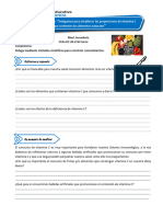 4TO-FICHA-02-SEM-01 - Indagamos para Establecer Las Proporciones de Vitamina C Que Contienen Los Alimentos Naturales