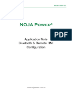 NOJA-7609-01 Application Note - Bluetooth & Remote HMI Configuration