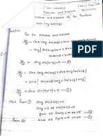 Solved Sheet of Maxima and Minima