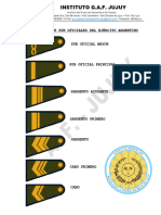 Introduccion Al Conocimiento Del Regimen Militar 2da. Parte - Jerarquía de Las Fuerzas - Gaf Jujuy