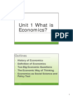 Unit1-What Is Economics