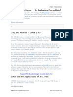 What Is .STL File Format - Its Applications, Pros and Cons