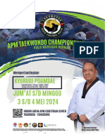Proposal Peserta Apm Taekwondo Championship 2024