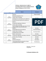 Jadwal Kegiatan MPLS 2023