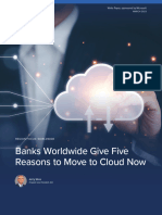 Banks Worldwide Move To Cloud 5 Reasons