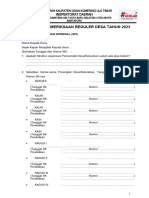 Quisioner Audit Pengelolaan Desa 2023