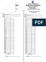 Answer Sheet 3rd Quarter