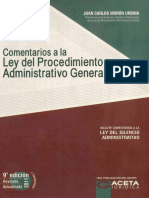 Comentarios a La Ley Del Procedimiento Administrativo General - Moron Urbina