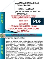 Pembelajaran Akidah Akhlak - M 1