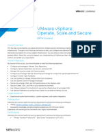 VMware VMware Vsphere Operate Scale and Secure V8 - BETA