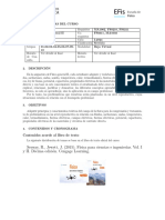 Programa - Física - General - II - Ciclo I - 2024 - Version 1