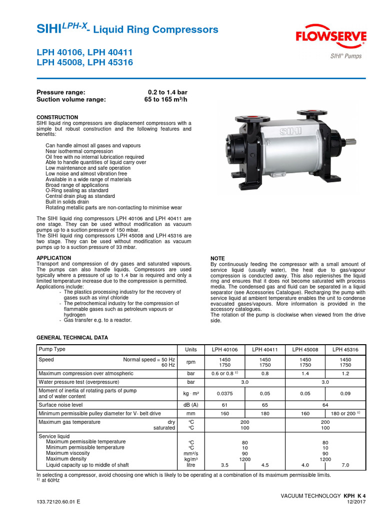 TC FLS SIHI LPHX Comp 40000 EN | PDF | Pressure | Liquids
