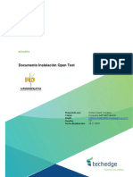 Instalación OpenText Prod