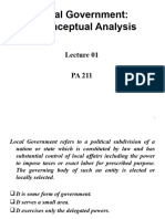 Local Government: A Conceptual Analysis