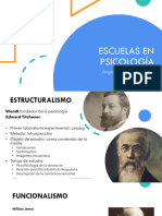 Escuelas en Psicología