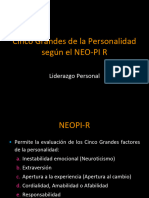 Cinco Grandes de Personalidad Según El Neo-Pi R (2019-1)