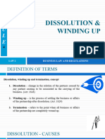 4 - Partnership - Dissolution & Winding Up