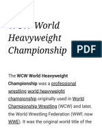 WCW World Heavyweight Championship - Wikipedia
