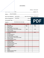 Final Hospital Bill Format PDF