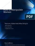 How To Manipulate Women