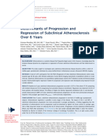 Mendieta Et Al 2023 Determinants of Progression and Regression of Subclinical Atherosclerosis Over 6 Years