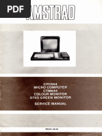 Amstrad cpc664 Service Manual | PDF