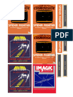 Label Atari SpiderFighterDigivisionImagic