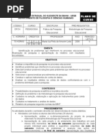 PPE-Plano de Curso 2006 II