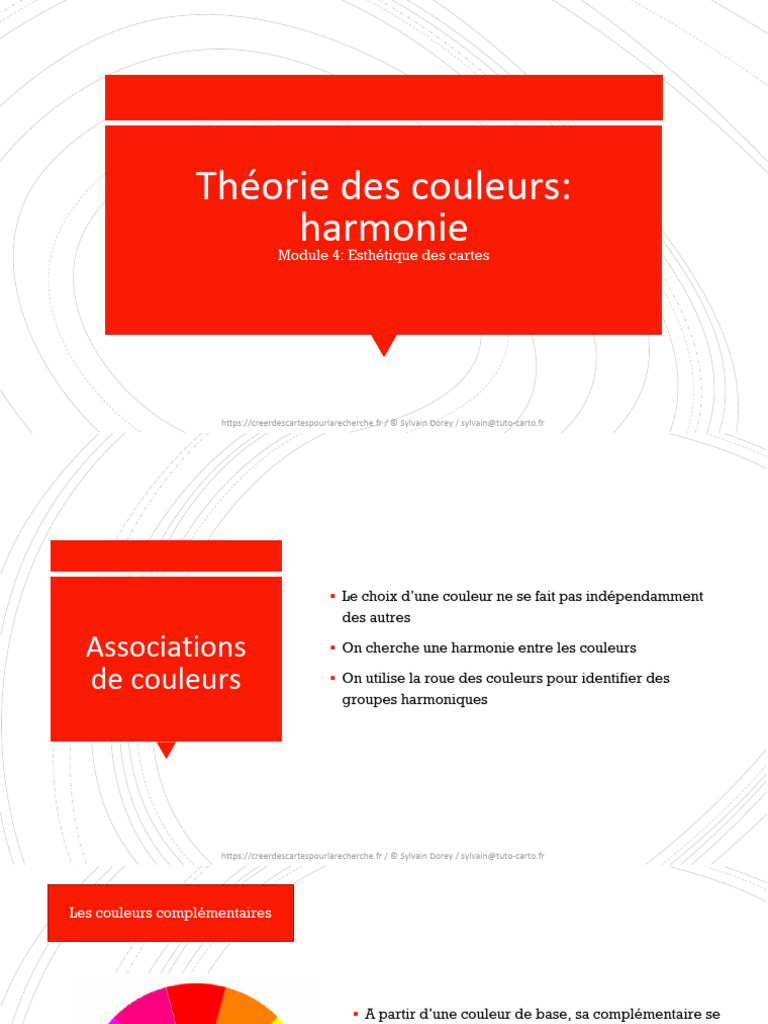 Harmonie des couleurs en cartographie | PDF | Vision | Couleur
