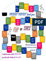 Present Perfect (With For and Since) Board Game