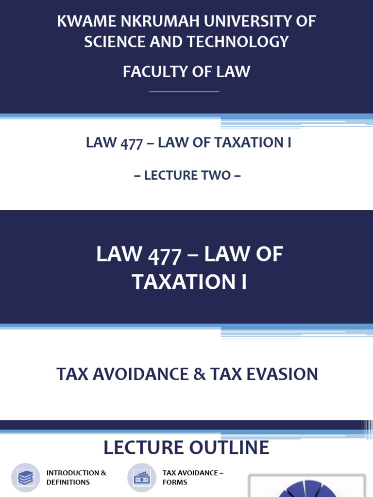 Tax Avoidance vs. Evasion in Pakistan | PDF | Tax Avoidance | Taxes