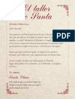 Rojo y Marrón Papel Vintage Carta de Santa - 20231222 - 170023 - 0000