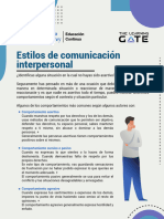 Estilos de Comunicación Interpersonal: Comportamiento Asertivo