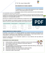 Hidrocarburos de Cadena Abierta - Actividad